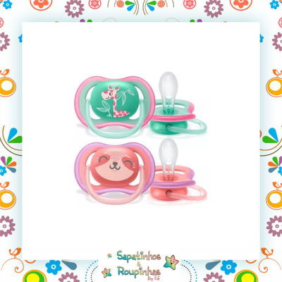 Philips Avent - Chupeta Ultra Air 18+ Menina