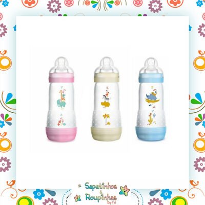 MAM - 1 Mamadeira Easy Start 320m 4+ - Indicada para bebes acima de 4 meses