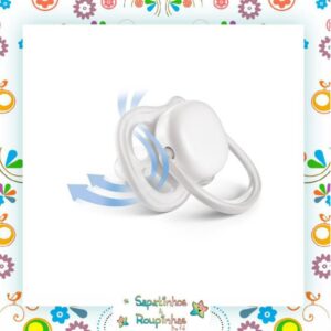 Philips Avent - Chupetas Ultra Air Rosa (Dupla) 6-18M Com Gravação A Laser - Imagem 6