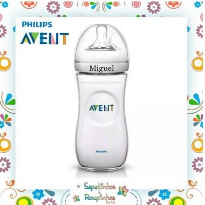 Philips Avent - Mamadeira Anti Cólica Pétala Transparente 3m+ 330ml