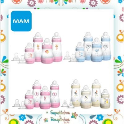 MAM - Kit 4 Mamadeira Easy Start - Gift Set (0+ Meses)