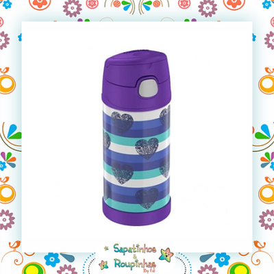 Thermos Funtainer - Garrafa com corações
