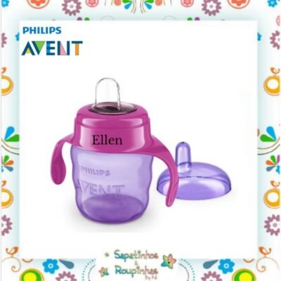 Philips Avent - Copo transição Easy Sip com bico de silicone com gravação a laser
