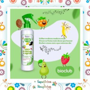 Bioclub - Limpa frutinhas e vegetais orgânico 300ml