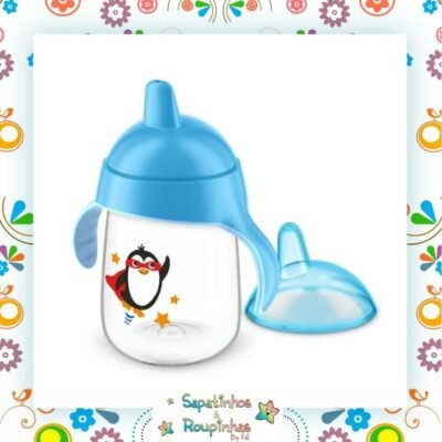 PHILIPS AVENT - BICO RÍGIDO ANTI-VAZAMENTO PINGUIM -  340ML