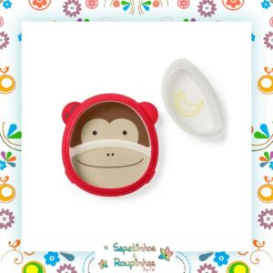 Skip Hop - Prato de treinamento com divisória Com Gravação A Laser - Imagem 4