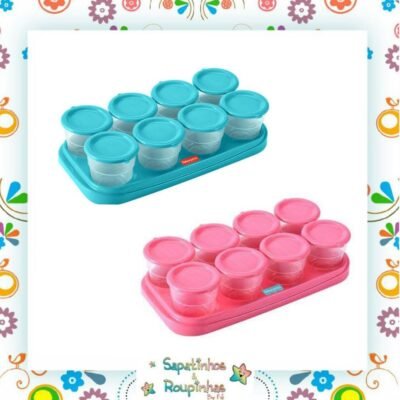 Fisher-Price - Potes Para Congelar Papinha Na Bandeja Prep & Fresh