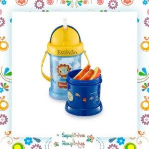 Fisher-Price - Copo Com Porta Snack Playful Com Gravação a Laser - Imagem 3