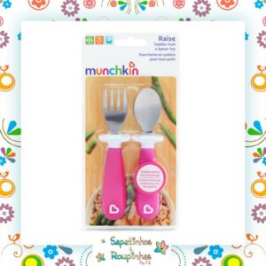 Munchkin - Conjunto de garfo e colher Raise Toddler - Imagem 3