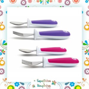 Munchkin - Conjunto de garfo e colher Raise Toddler - Imagem 7