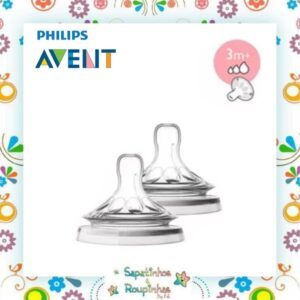 Philips Avent - 2 Bicos Mamadeira Pétala 3m+ - Imagem 3