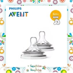 Philips Avent - 2 Bicos Mamadeira Pétala 6m+ - Imagem 3