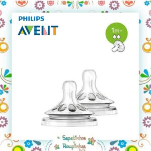 Philips Avent - 2 Bicos Mamadeira Pétala N° 2 1m+ - Imagem 3