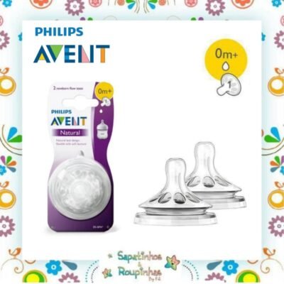Philips Avent - 2 Bicos Mamadeira Pétala 0m+