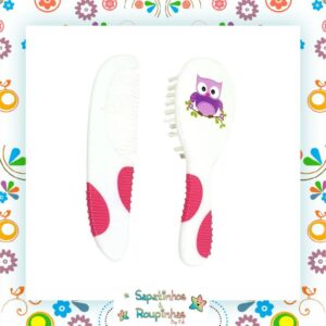 Multikids Baby - Conjunto de Higiêne - Pente e Escova Para Cabelo - Imagem 4