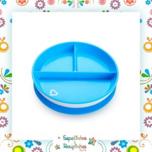 Munchkin - Prato com Divisórias e Ventosa Rosa - Imagem 3