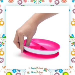 Munchkin - Prato com Divisórias e Ventosa Rosa - Imagem 6