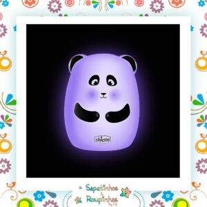 Chicco - Luz noturna regarregavel Pandinha Colorido - Imagem 3