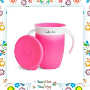 Munchkin - Miracle 360 graus - Copo de Transição Com tampa - 207ml Com Gravação a Laser - Imagem 3