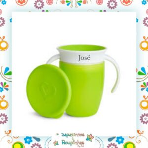 Munchkin - Miracle 360 graus - Copo de Transição Com tampa - 207ml Com Gravação a Laser - Imagem 4