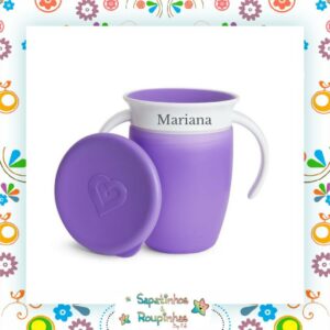 Munchkin - Miracle 360 graus - Copo de Transição Com tampa - 207ml Com Gravação a Laser - Imagem 6