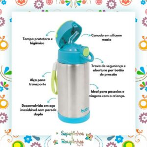 Buba - Garrafa Térmica Inox Infantil 420ml - Imagem 4