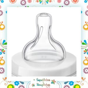Philips Avent - Mamadeira Anti Cólica 260 ml Linha Classic Com Gravação A Laser - Imagem 7