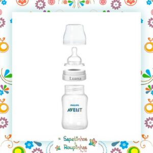 Philips Avent - Mamadeira Anti Cólica 260 ml Linha Classic Com Gravação A Laser - Imagem 6