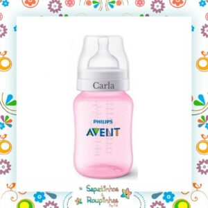 Philips Avent - Mamadeira Anti Cólica 260 ml Linha Classic Com Gravação A Laser - Imagem 2