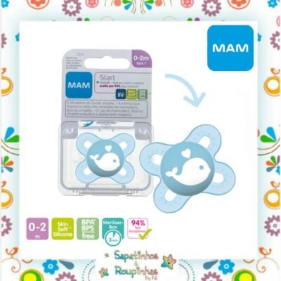 MAM - Chupeta Start Baleia 0-2 Meses