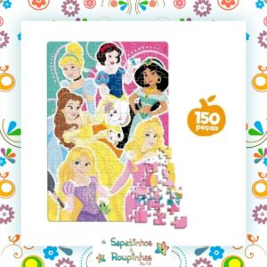 Toyster - Quebra Cabeça 150 Peças Disney Princesas - Imagem 3