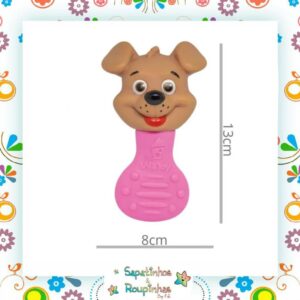 Vila Toy - Chocalho Mordedor Macio Dog - Imagem 4