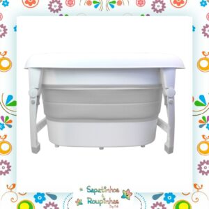 Clingo - Banheira Portátil Dobrável Cinza - Imagem 4