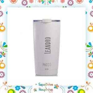 PACCO – COPO TÉRMICO THERMO CUP 600ML – COM GRAVAÇÃO A LASER - Imagem 3