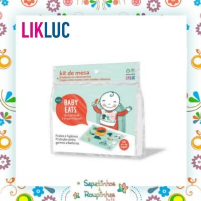 LikLuc - kit Mesa Descartável Com Bordas Adesivas