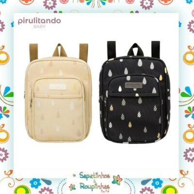 Pirulitando - Mochila Multifuncional Maternidade Gotinha