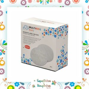Multikids Baby - Absorvente lavável para seios 6 unidades - Imagem 4