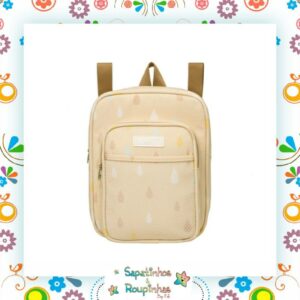 Pirulitando - Mochila Multifuncional Maternidade Gotinha - Imagem 4