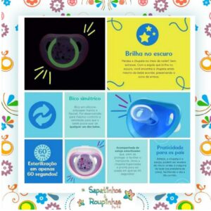 Fisher Price Chupeta Glow Rosa - 0 a 6 meses - Imagem 3