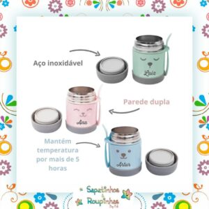 Buba - Pote Termico Com Colher Gumy - Imagem 5