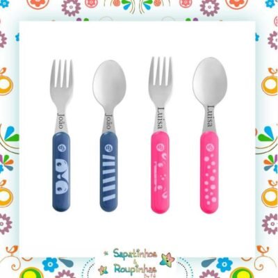 Fisher Price - Kit 2 talheres aço Inox
