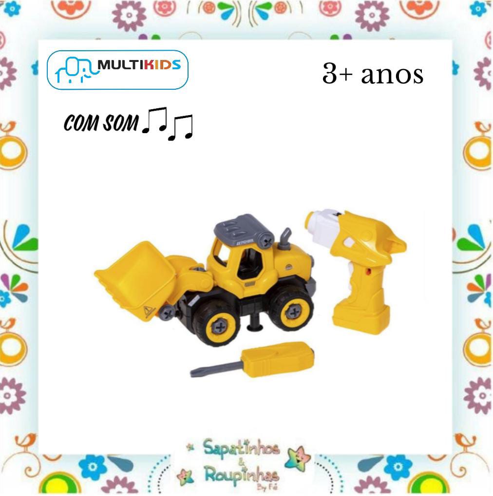 Caminhão Bombeiro Brinquedo Infantil City Machine Multikids - Ri Happy