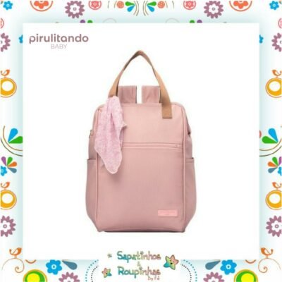 Pirulitando - Mochila Maternidade Grande Encanto Rose