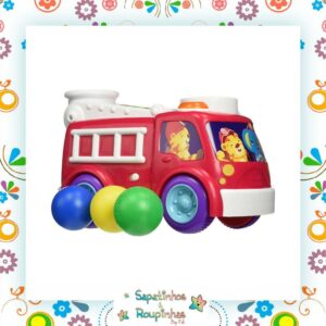 Bright Starts - Caminhão Bombeiro Roll & Pop Fire Truck - Imagem 3