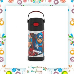 Thermos - Garrafa Térmica Funtainer de Personagens. Com Gravação A Laser - Imagem 5