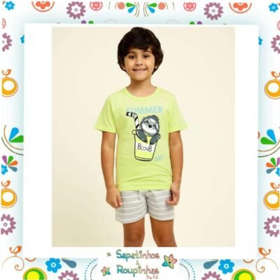 ByGus - Pijama Masculino Preguiça Sumer