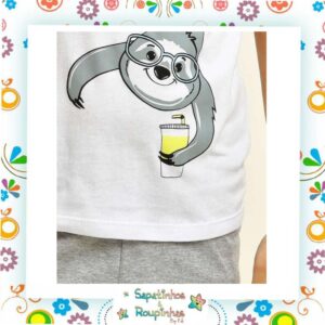 ByGus - Pijama Masculino Preguiça Hi - Imagem 3