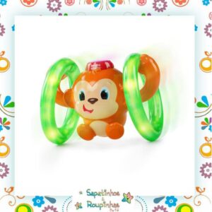 Bright Starts - Macaquinho Corredor Roll & Glow Monkey - Imagem 3