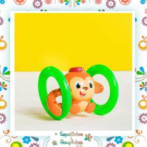 Bright Starts - Macaquinho Corredor Roll & Glow Monkey - Imagem 4