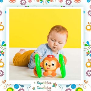 Bright Starts - Macaquinho Corredor Roll & Glow Monkey - Imagem 5